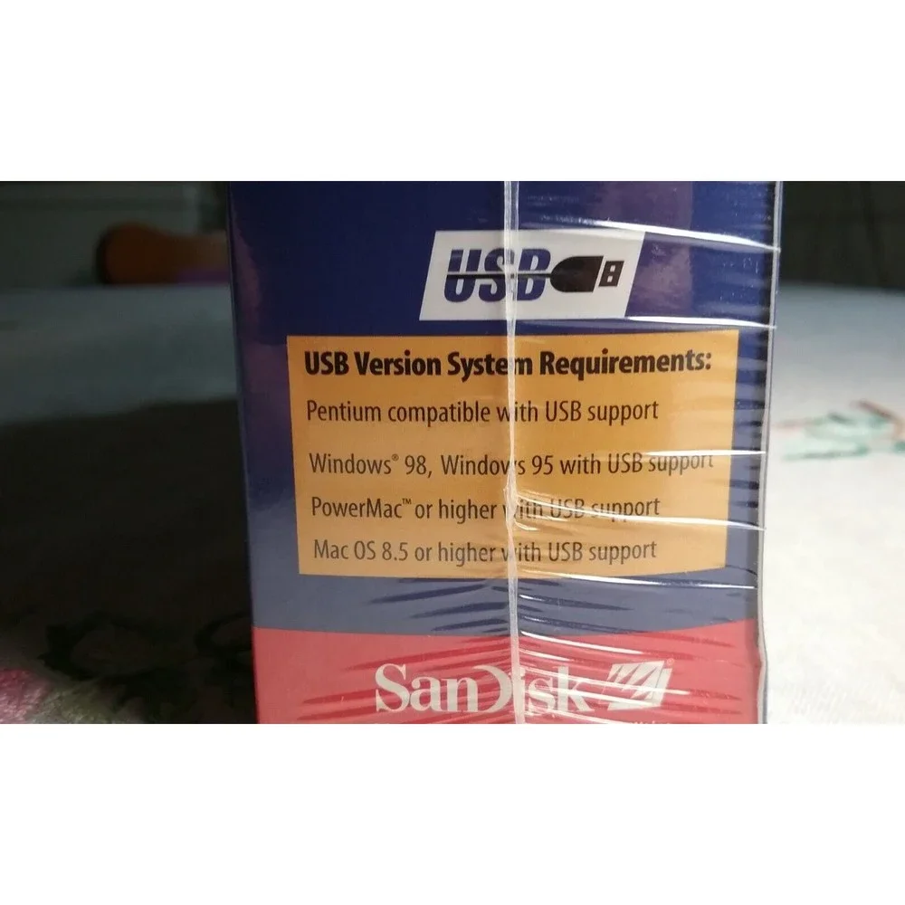 1999 SanDisk ImageMate CompactFlash USB External Drive SDDR-05-01 New Sealed
